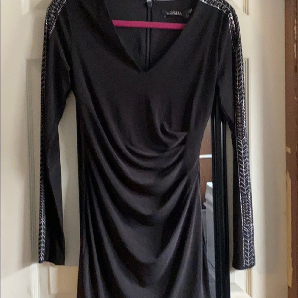 Guess black mini dress